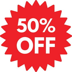 50% OFF